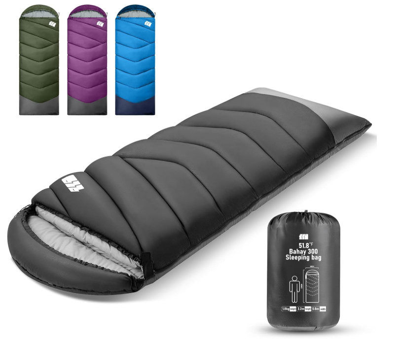 Bolsas de dormir para adultos Tiempo frío, portátil, impermeable, bolso de dormir ligero para chicas altas con bolso de compresión para acampar caliente, senderismo, al aire libre e interior