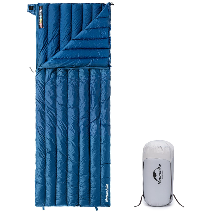 Bolso de dormir ultraligero de mochila RDS abajo para adultos, 650 saco de dormir de potencia de llenado para 42/52 ℉, Bolsas de dormir ligeras compactas de 20oz para campamentos de senderismo 3 estaciones